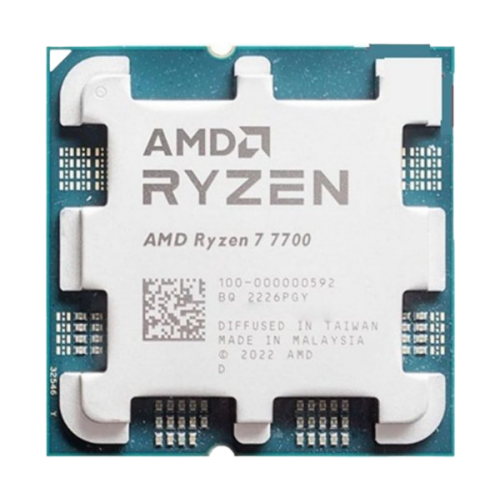 מעבד AMD Ryzen 7 7700 Tray Gaming Processor PCIE 5.0 AM5 105W TDP