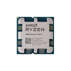 מעבד AMD R5 7600X ZEN4 AM5 6 Crs 12 Trd up to 5.3Ghz Radeon GPU