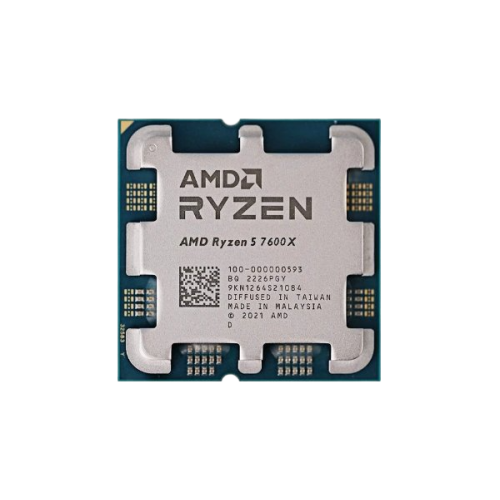 מעבד AMD R5 7600X ZEN4 AM5 6 Crs 12 Trd up to 5.3Ghz Radeon GPU