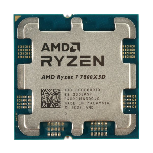 מעבד AMD Ryzen 7 7800X3D Max 5.0 GHZ 8Crs PCIE 5.0 AM5 120W TDP