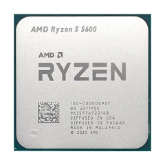 מעבד AMD Ryzen 5 5600 3.5Ghz 4.4Ghz AM4 Tray no Fan No GPU