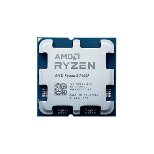 מעבד AMD Ryzen 5 7400F Zen4 6 Cores 12 Threads Up to 4.7GHz