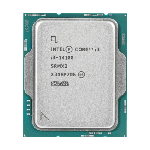 מעבד דור 14 Intel Core I3 14100 Tray no fan up to 4.7GHZ