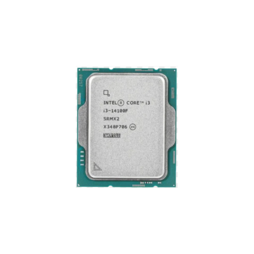 מעבד דור 14 Intel Core I3 14100F Tray no fan No GPU up to 4.7GHZ