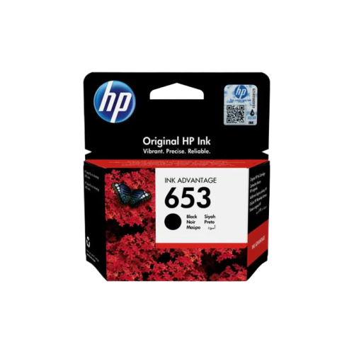 ‏ראש דיו מקורי שחור HP 653