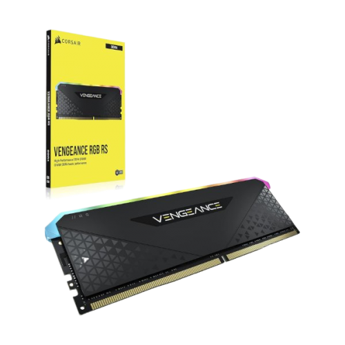 זכרון לנייח CORSAIR VENGEANCE RGB RS 16GB DDR4 3200MHZ CL 16