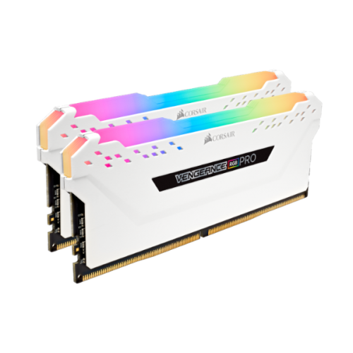ז. לנייח Corsair DDR4 Vengeance RGB Pro 32GB 2X16 3200MHZ White