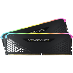 ז.לנייח CORSAIR Vengeance RGB RS 2X16 32GB DDR4 3600 For AMD CL18