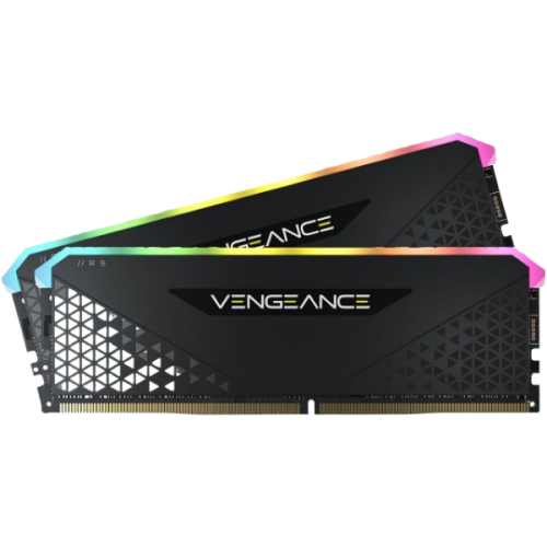 ז.לנייח CORSAIR Vengeance RGB RS 2X16 32GB DDR4 3600 For AMD CL18