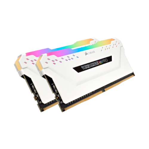 זכרון קיט לנייח CORSAIR 2X8 16GB DDR4 3200MHz RGB PRO White
