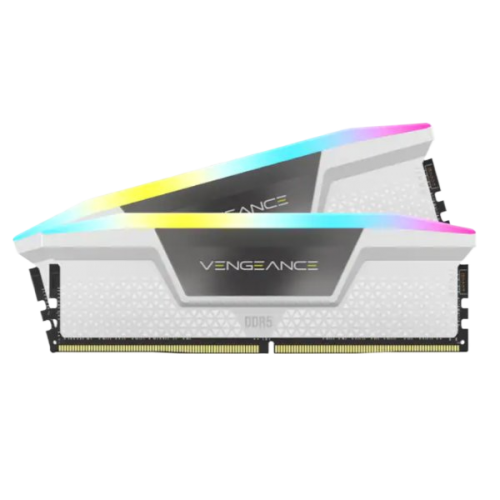 זכרון לנייח CORSAIR Vengeance RGB 32GB 2x16GB DDR5 5600 C40 White