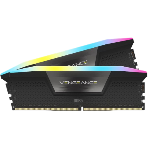 ז. לנייח CORSAIR VENGEANCE RGB DDR5 RAM 32GB 2x16GB 6000MHz CL30