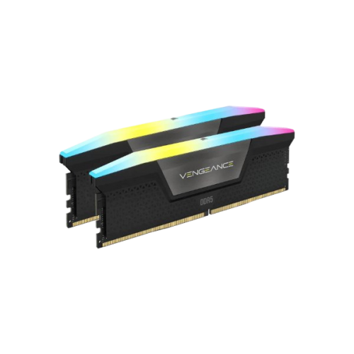 זכרון לנייח Corsair Vengeance RGB Black 64GB 2X32 6400MHz DDR5 C4