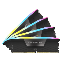 ז. לנייח CORSAIR VENGEANCE RGB 64GB 4x16GB DDR5 6200MHz C32