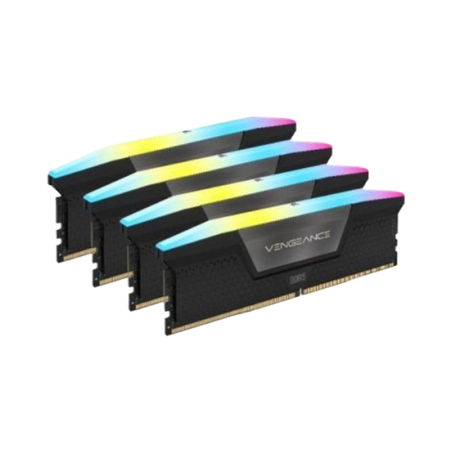 ז. לנייח CORSAIR VENGEANCE RGB 64GB 4x16GB DDR5 6200MHz C32