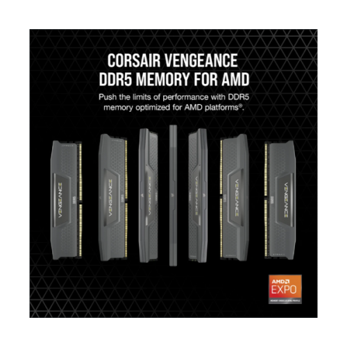 ז.לנייח Corsair Vengeance DDR5 32GB 5200MHZ 2X16 C40 AMD/INTEL