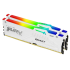 זכרון לנייח Kingston FURY Beast White RGB 32GB 2x16GB 5600MHZ c36