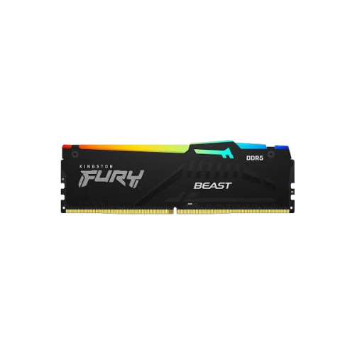 ז.לנייח KINGSTON FURY BEAST RGB 32GB DDR5 6000MHZ CL30 EXPO XMP