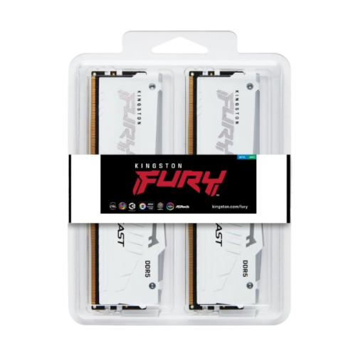 Kingston Fury Beast White Expo 32GB 2X16 6000MHZ DDR5 CL30