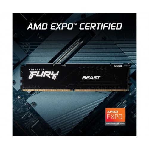 Kingston Fury Beast DDR5 64GB 2x32GB 6000MHZ DDR5 CL30 EXPO RAM