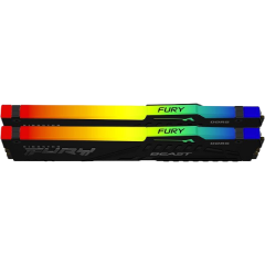 ז.לנייח Kingston Fury Beast BLACK RGB 64GB 2X32GB DDR5 6K Mhz C36