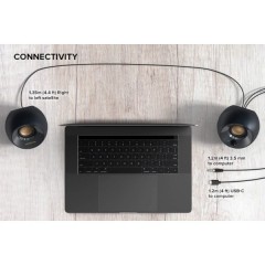 רמקולים למחשב Creative Pebble V2 Black 2.0 USB powered Black