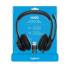 אוזניות ומיקרופון Logitech H390 USB Headphones Black