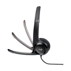 אוזניות ומיקרופון Logitech H390 USB Headphones Black