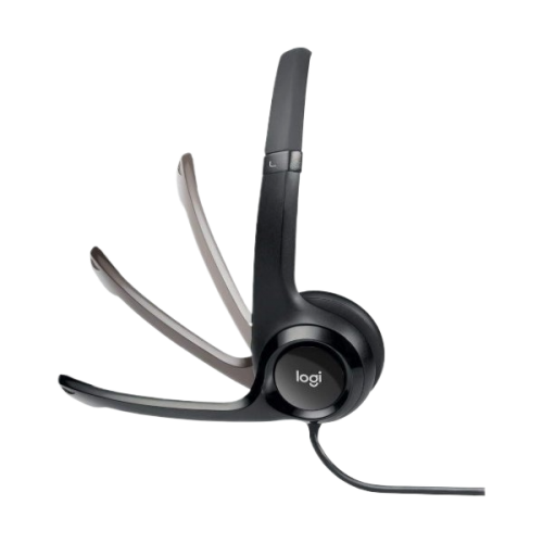 אוזניות ומיקרופון Logitech H390 USB Headphones Black