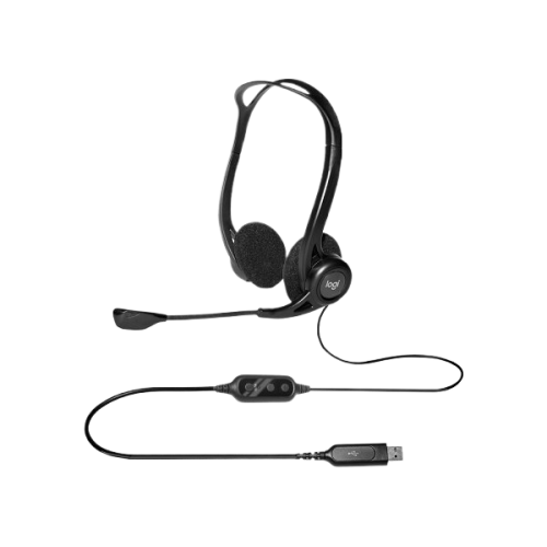 אוזניות ומיקרופון Logitech 960 USB HEADSET