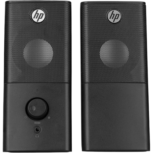 רמקולי מחשב מופעלי USB של HP לשולחן העבודה, 2 יחידות רמקולים, DHS-2101
