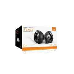 רמקולים למחשב Wesdar CS1, 2X5W, 3.5 מ"מ, כסף