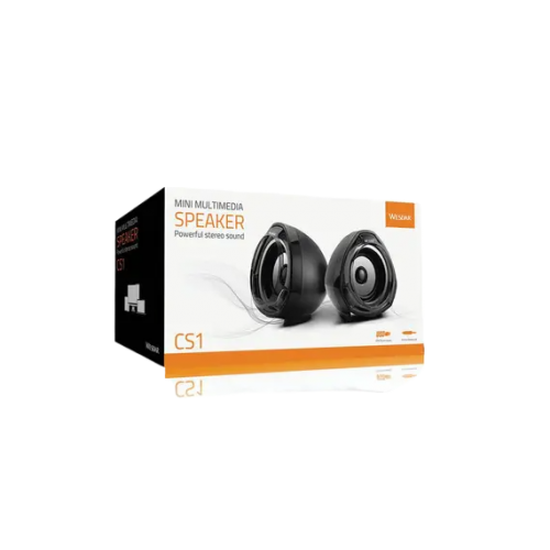 רמקולים למחשב Wesdar CS1, 2X5W, 3.5 מ"מ, כסף