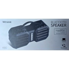 רמקול נייד ואלחוטי Wesdar K80