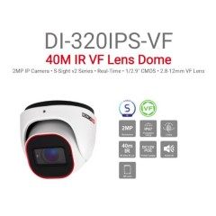 מצלמת כיפה PROVISION IP DI-320IPS-VF POE IP67 40M IR SD Support