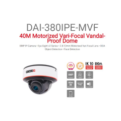 מצלמת כיפה PROVISION IP DAI-380IPE-MVF 8MP 40M IR Motorized VF