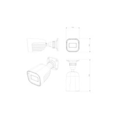 מצלמת צינור Provision I2-320IPSN-28-V4 AHD 2.8 2MP