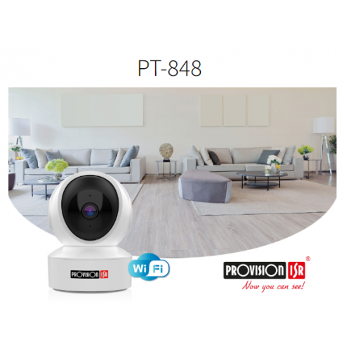 מצלמת אנליטיקה ביתית ממונעת אלחוטית Provision PT-848 4MP