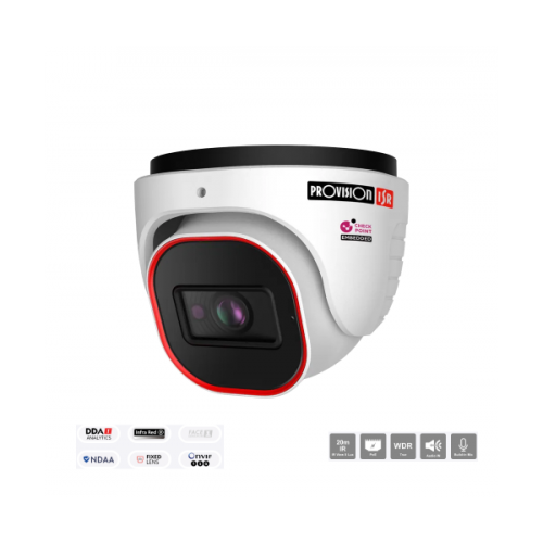 מצלמת כיפה Provision IP 5MP DOME DI-350IPSN-28 MVF V4