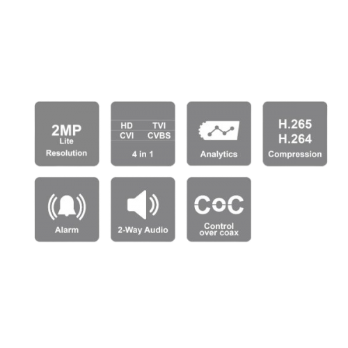 מכשיר הקלטה משולב PROVISION SH-8100A5N-2L MM 4TB 8 AHD 2IP