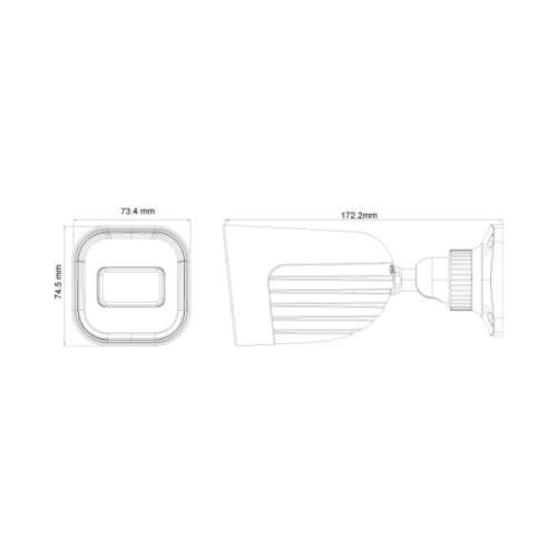 מצלמת צינור Provision I2-320a-28 AHD 2.8 2MP