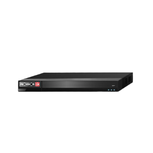 מכשיר הקלטה Provision NVR 16400PFAN POE Up to 12MP 4K 2TB disk 1U