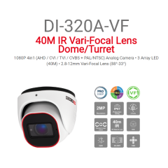 מצלמת כיפה Provision AHD DI-320A-VF 2MP Vari-Focal 40M IR