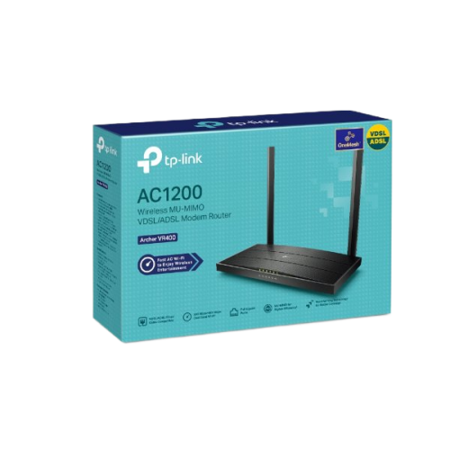 נתב TP-LINK Archer VR400 V3 AC1200 WiFi VDSL/ADSL Modem Router