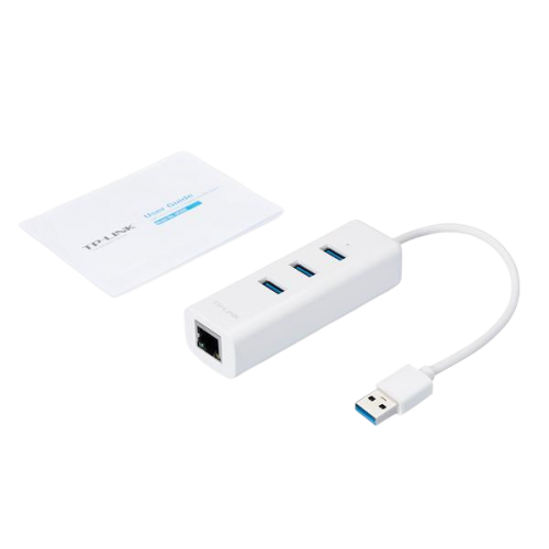 USB 3.0 to Gigabit Ethernet + USB HUB 3-port USB 3.0
