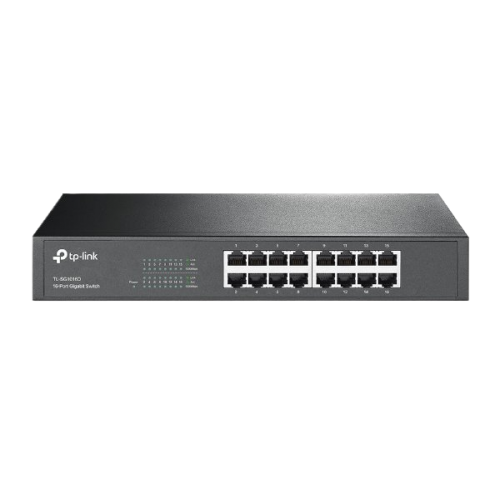 מתג לא מנוהל TP-LINK SG1016D 16-Port Gigabit Desktop Rackmount