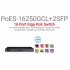 מתג Provision 16 PORT Giga full POE Switch avg 15.6W Max 30W