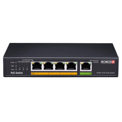 מתג 5 פורט Provision PoES-0460G+1G HPD 60W