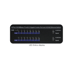 סוויץ' Provison POES-24370 plus 2G 24 plus 2 CP POE