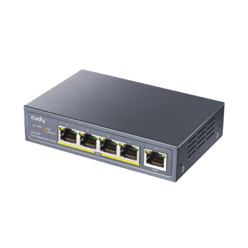 מתג לא מנוהל Cudy GS1005P 5-Ports Gigabit Unmanaged POE Switch